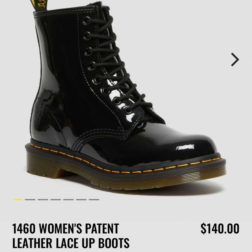 Dr. Martens leather lace up boots